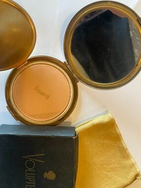 Volupte vintage celestial mirror face compact with original box and powder puff